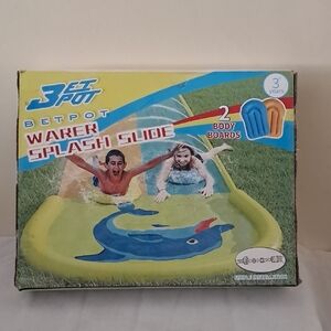 Betpot Water Splash Slide with Body Boards